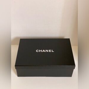 Chanel Black Box with White Logo